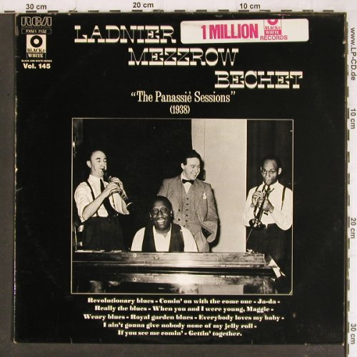 Ladnier,Tommy / Mezzrow / Bechet: The Panassié Sessions, 1938, RCA B&W Vol.145 (FXM1 7132), F,m-/vg+ Typ: LP Best.-Nr.: Y8288 Preis: 6,00 Euro