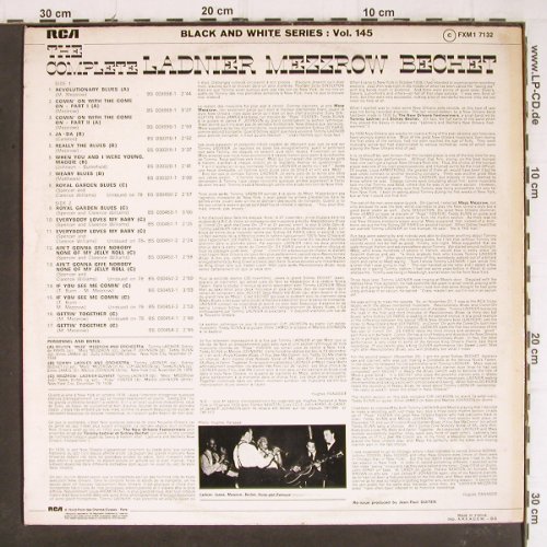 Ladnier,Tommy / Mezzrow / Bechet: The Panassié Sessions, 1938, RCA B&W Vol.145 (FXM1 7132), F,m-/vg+ Typ: LP Best.-Nr.: Y8288 Preis: 6,00 Euro