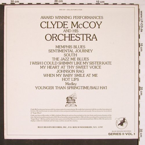 McCoy,Clyde & his Orch.: Award Winning Perform.Serie2 vol.1, Blue Heaven (BH2-201), US Typ: LP Best.-Nr.: Y828 Preis: 9,00 Euro