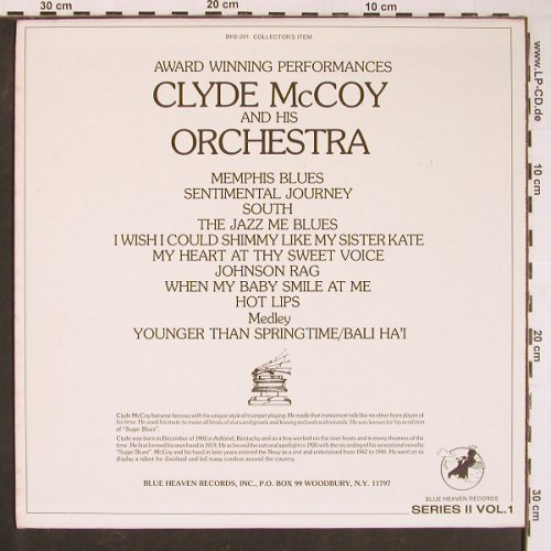 McCoy,Clyde & his Orch.: Award Winning Perform.Serie2 vol.1, Blue Heaven(BH2-201), US,  - LP - Y828 - 9,00 Euro