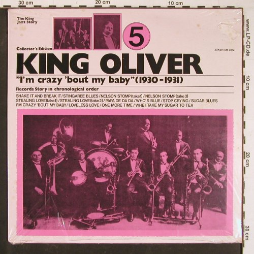 King Oliver: Vol.5,I'm Crazy'Bout My Baby, 30-31, Joker (SM 3812), I, 1976 Typ: LP Best.-Nr.: Y836 Preis: 7,50 Euro