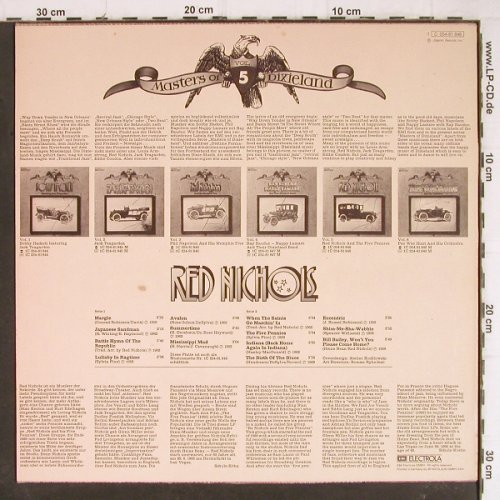 Nichols,Red & Five Pennies: Masters Of Dixieland Vol.5(1959-62), Capitol (C 054-81 848), D Typ: LP Best.-Nr.: Y8402 Preis: 6,00 Euro