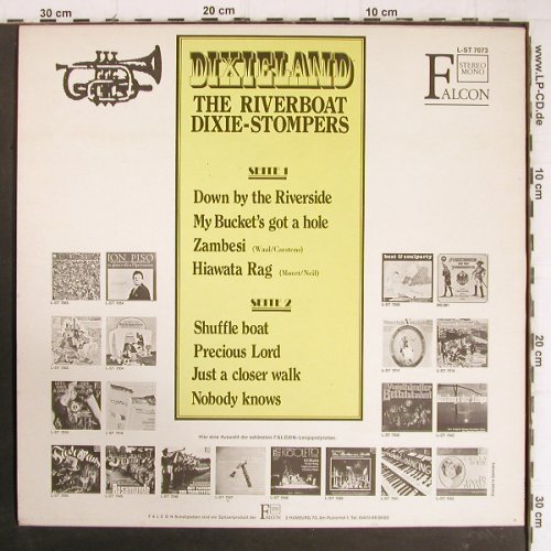 Riverboat Dixie-Stompers: Dixieland, Falcon (L-ST 7073), D Typ: LP Best.-Nr.: Y8407 Preis: 6,00 Euro