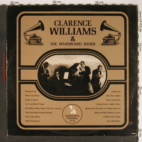 Williams,Clarence: & Washboard Bands (1927-30)vg+/vg-, Collector's Classics (CC 22), DK Typ: LP Best.-Nr.: Y8465 Preis: 5,00 Euro