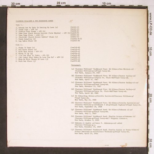 Williams,Clarence: & Washboard Bands (1927-30)vg+/vg-, Collector's Classics (CC 22), DK Typ: LP Best.-Nr.: Y8465 Preis: 5,00 Euro
