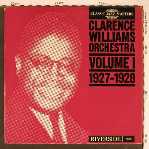 Williams,Clarence: Volume 1 ,1927-1928, Foc, m-/vg+, Riverside (RM 8820), NL Typ: LP Best.-Nr.: Y8466 Preis: 7,50 Euro