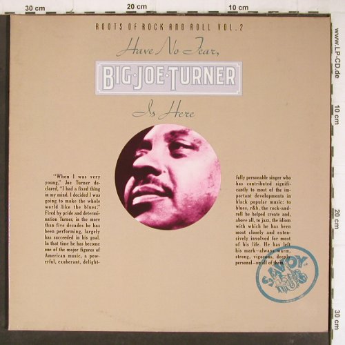 Turner,Big Joe: Have No Tear...Roots o.R'n'R Vol.2, Savoy (WL70822(2)), D, Foc, 1977 Typ: 2LP Best.-Nr.: Y8577 Preis: 12,50 Euro