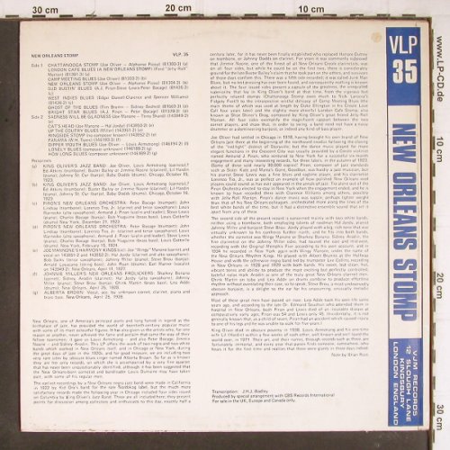 V.A.New Orleans Stomp: King Oliver's J.B... Alberta Brown, VJM (VLP 35), UK Typ: LP Best.-Nr.: Y8666 Preis: 7,50 Euro