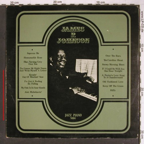 Johnson,James P.: Same (1944),  m-/vg+, Jazz Piano(JP 5004), , 1971 - LP - Y8768 - 5,00 Euro
