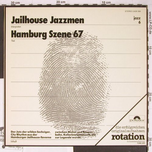 Jailhouse Jazzmen: Hamburger Szene 67, wh.Muster, Ri, Polydor Rotation(2428 306), D,  - LP - Y8771 - 7,50 Euro