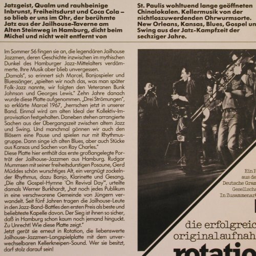 Jailhouse Jazzmen: Hamburger Szene 67, wh.Muster, Ri, Polydor Rotation(2428 306), D,  - LP - Y8771 - 7,50 Euro
