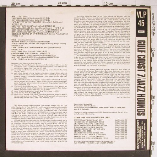 Gulf Coast Seven: and The Original Jazz Hounds, VLP(VLP 45), UK, 1977 - LP - Y8785 - 7,50 Euro