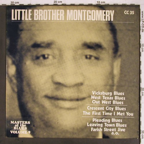Little Brother Montgomery: Masters o.the BluesVol.9 MusterStol, Collector's Classics (CC 35), D, vg+/m- Typ: LP Best.-Nr.: Y9201 Preis: 6,00 Euro