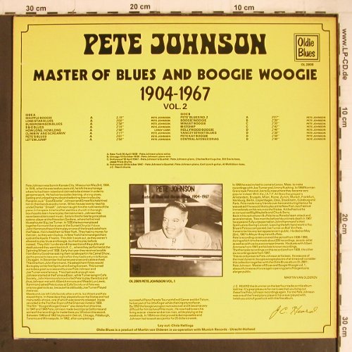 Johnson,Pete: Master of Blues&Boogie Woogie,Vol.2, Oldie Blues(1939-47)(OL 2806), NL,m-/vg+,  - LP - Y9202 - 6,00 Euro
