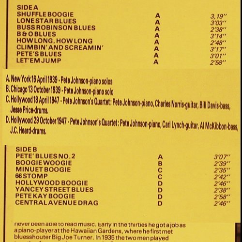 Johnson,Pete: Master of Blues&Boogie Woogie,Vol.2, Oldie Blues(1939-47)(OL 2806), NL,m-/vg+,  - LP - Y9202 - 6,00 Euro