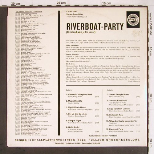 Hot Potatos: Riverboat Party, Tempo(7091), D,m-/vg+,  - LP - Y9229 - 7,50 Euro