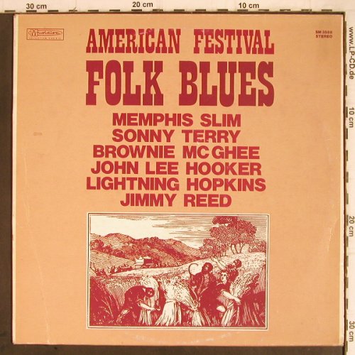 V.A.American Festival Folk Blues: J.L.Hooker... Lightning Hopkins, Joker (SM 3588), I, 1973 Typ: LP Best.-Nr.: Y9230 Preis: 7,50 Euro