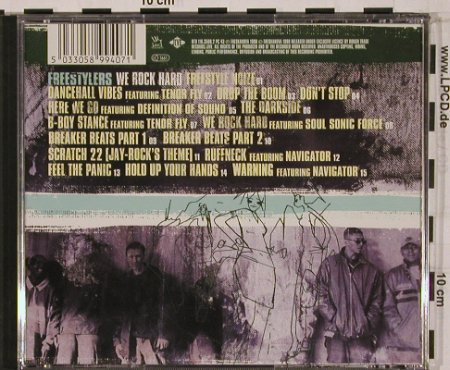 Freestylers: We Rock Hard, Jive, D, 1998 Typ: CD Best.-Nr.: 50070 Preis: 7,50 Euro