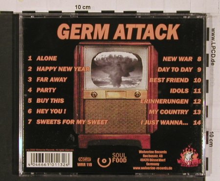 Germ Attack: Bomb Party, Wolferine (WWR118), D, 2005 Typ: CD Best.-Nr.: 50395 Preis: 10,00 Euro