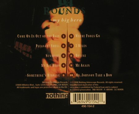 12 Rounds: My Big Hero, Interscope, EEC, 98 Typ: CD Best.-Nr.: 50407 Preis: 4,00 Euro