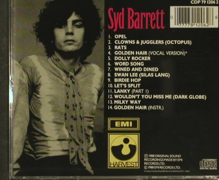 Barrett,Syd: Opel, Harvest, UK, 1993 Typ: CD Best.-Nr.: 50430 Preis: 10,00 Euro