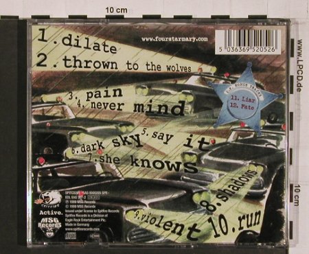 Four Star Mary: Thrown To The Wolves, Spitfire (205), D, 99 Typ: CD Best.-Nr.: 50539 Preis: 6,00 Euro