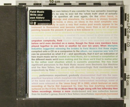 Field Music: Write Your Own History, Memphis Industries/V2(), EC, 2006 - CD - 50658 - 5,00 Euro