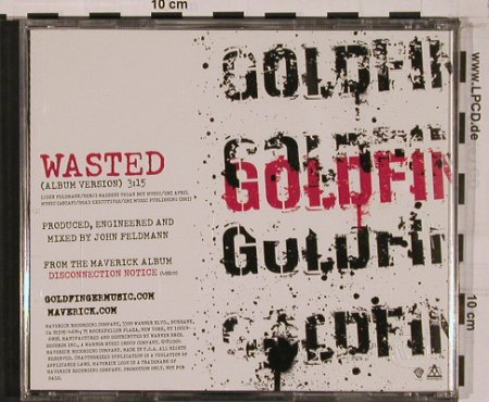 Goldfinger: Wasted,Promo 1Tr., Sony, US, 2004 Typ: CD5" Best.-Nr.: 50832 Preis: 2,50 Euro