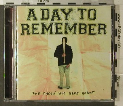 A Day to Remember: For Those Who Have Heart, Promo, Victory,vg+/m- (VR337), US, co, 2007 Typ: CD Best.-Nr.: 51009 Preis: 5,00 Euro