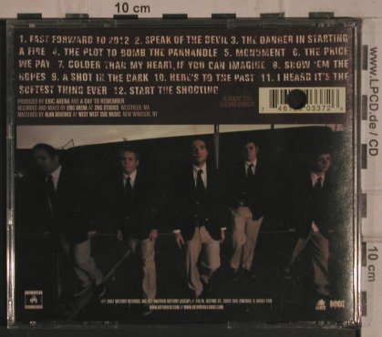 A Day to Remember: For Those Who Have Heart, Promo, Victory,vg+/m- (VR337), US, co, 2007 Typ: CD Best.-Nr.: 51009 Preis: 5,00 Euro