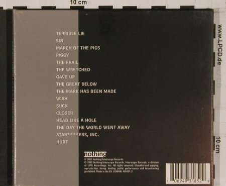 Nine Inch Nails: And All That Could Have Been,Digi, Nothing(493 185-2), EU, 2002 - CD - 51478 - 12,50 Euro