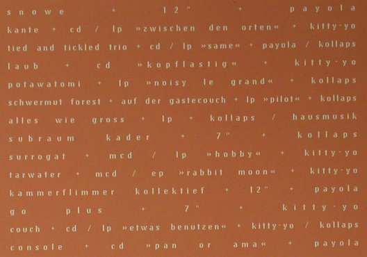 V.A.Einigen Wir Uns Auf Die Zukunft: Snowe...Console,14 Tr., Kollaps(), D, 1997 - CD - 51521 - 5,00 Euro