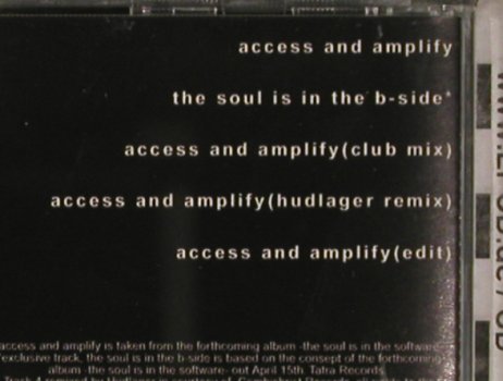 Icon Of Coil: Access And Amplify *4+1, Tatra, D, 2002 Typ: CD5" Best.-Nr.: 51786 Preis: 4,00 Euro