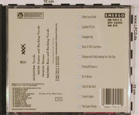 Tender Fury: Garden Of Evil, Emergo, NL, 89 Typ: CD Best.-Nr.: 51962 Preis: 6,00 Euro