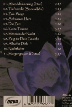 Mondsucht: Für die Nacht Gemacht, Alice in../Nova(), , 2002 - CD - 52132 - 10,00 Euro