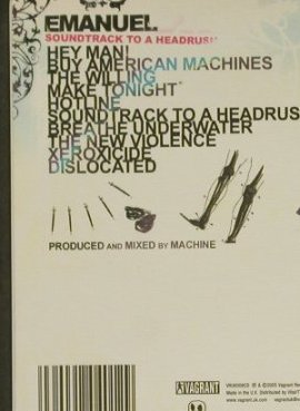 Emanuel: Soundtrack to a Headrush, Digi, Vagrant, UK, 2005 Typ: CD Best.-Nr.: 52576 Preis: 5,00 Euro