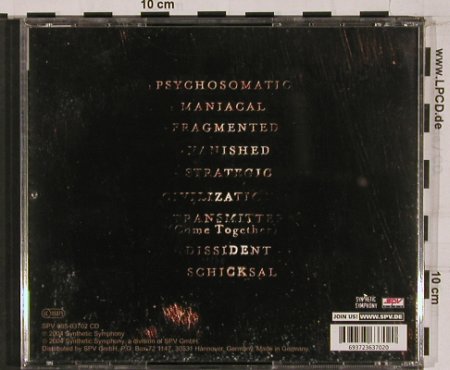 Front Line Assembly: Civilisation, SyntheticS, D, 04 Typ: CD Best.-Nr.: 52856 Preis: 11,50 Euro
