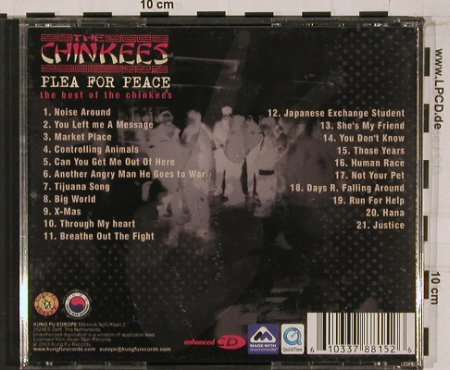 Chinkees,the: Plea for Peace, the Best of the.., KungFu, EU, 03 Typ: CD Best.-Nr.: 53466 Preis: 7,50 Euro