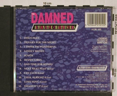 Damned,The: Alternative Chartbusters, vg+/m-, AOK 101(AOK 101), , 91 - CD - 53557 - 10,00 Euro