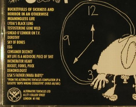 Alice Donut: Bucketfulls Of Sickness & Horror In, Alternative Tentacles (VIRUS 73CD), CH, 1989 Typ: CD Best.-Nr.: 53812 Preis: 7,50 Euro