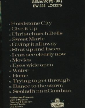 Hothouse Flowers: Home, London(), D, 90 - CD - 53953 - 4,00 Euro
