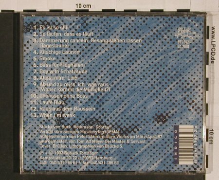 Brüllen: Schatzitude, Buback (BTT 047), D, 1997 Typ: CD Best.-Nr.: 54206 Preis: 7,50 Euro