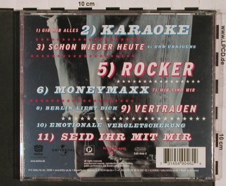 Surrogat: Rock, Kitty-Yo, D, 2000 Typ: CD Best.-Nr.: 54225 Preis: 10,00 Euro