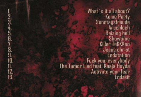 Tumor: Welcome Back Asshole, Out of Line(), D, 2005 - CD - 54572 - 10,00 Euro