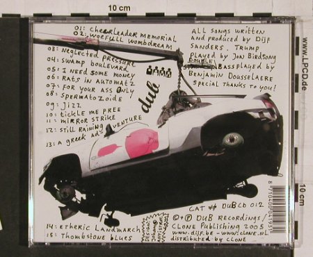 Dijf Sanders: To Be a Bob, Dub Recordings (dub cd 012), , 2005 Typ: CD Best.-Nr.: 54761 Preis: 10,00 Euro