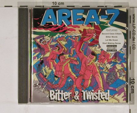 Area-7: Bitter & Twisted, Zomba(), EU, 00 - CD - 55103 - 7,50 Euro