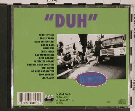 Lagwagon: DUH, Fat Wreck (502-2), US, 1992 Typ: CD Best.-Nr.: 55353 Preis: 11,50 Euro