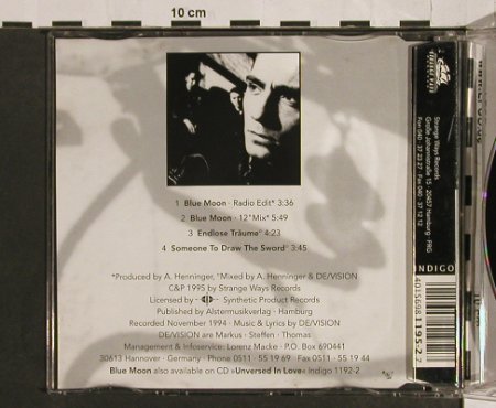De/Vision: Blue Moon*2+2, Strange Ways (1195-2), D, 1995 Typ: CD5" Best.-Nr.: 55494 Preis: 4,00 Euro