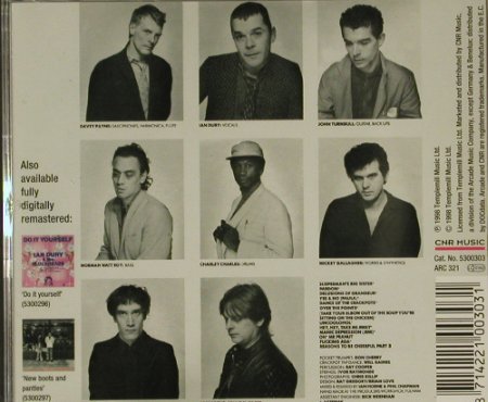 Dury,Ian & Blockheads: Laughter, CNR, EC, 98 Typ: CD Best.-Nr.: 55884 Preis: 5,00 Euro