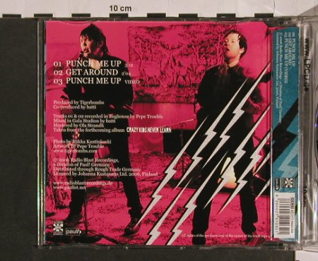 Tigerbombs: Punch me Up+1+video, Radio Blast, EU, 2006 Typ: CD5" Best.-Nr.: 56061 Preis: 3,00 Euro